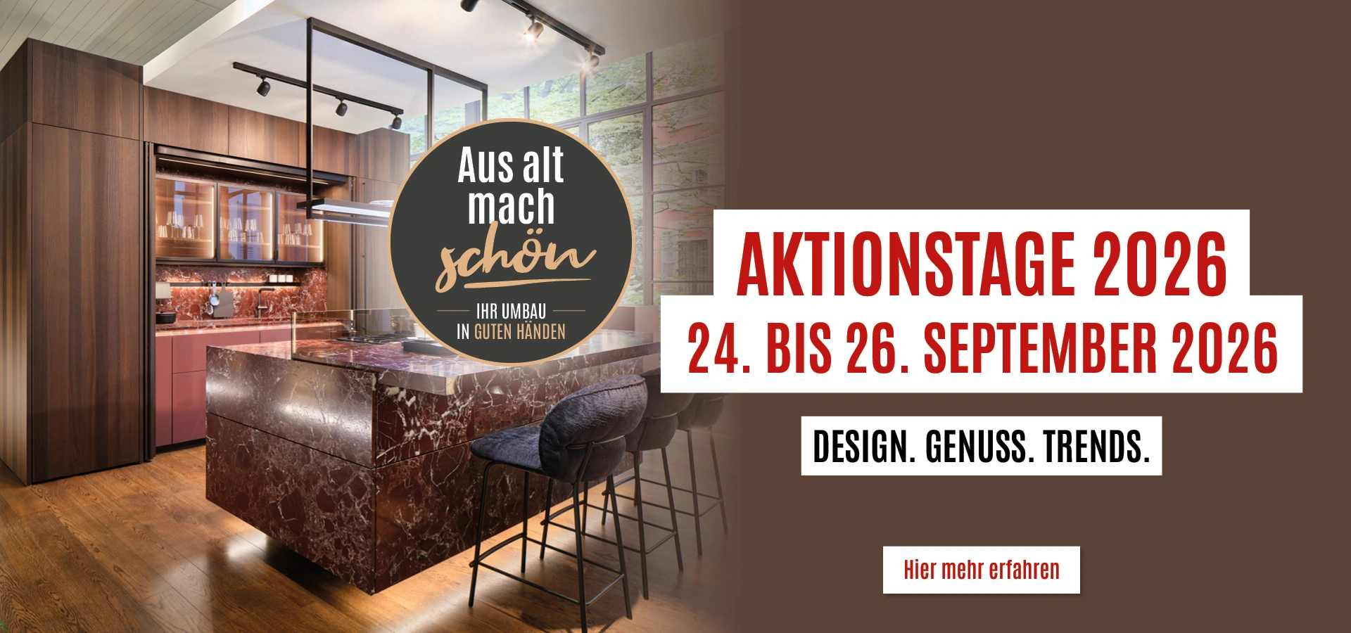 Aktionstage 2026 im September bei JOPPE Exklusive Küchen